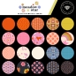 Preview: Baumwolle Patchwork -  Alexia Abegg - Ruby Star Society - Meadow Star - Dark Peony Bloom